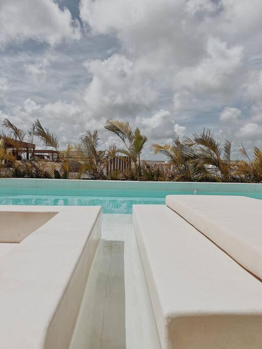 Infinity Pool In Veleta Apartment Tulum